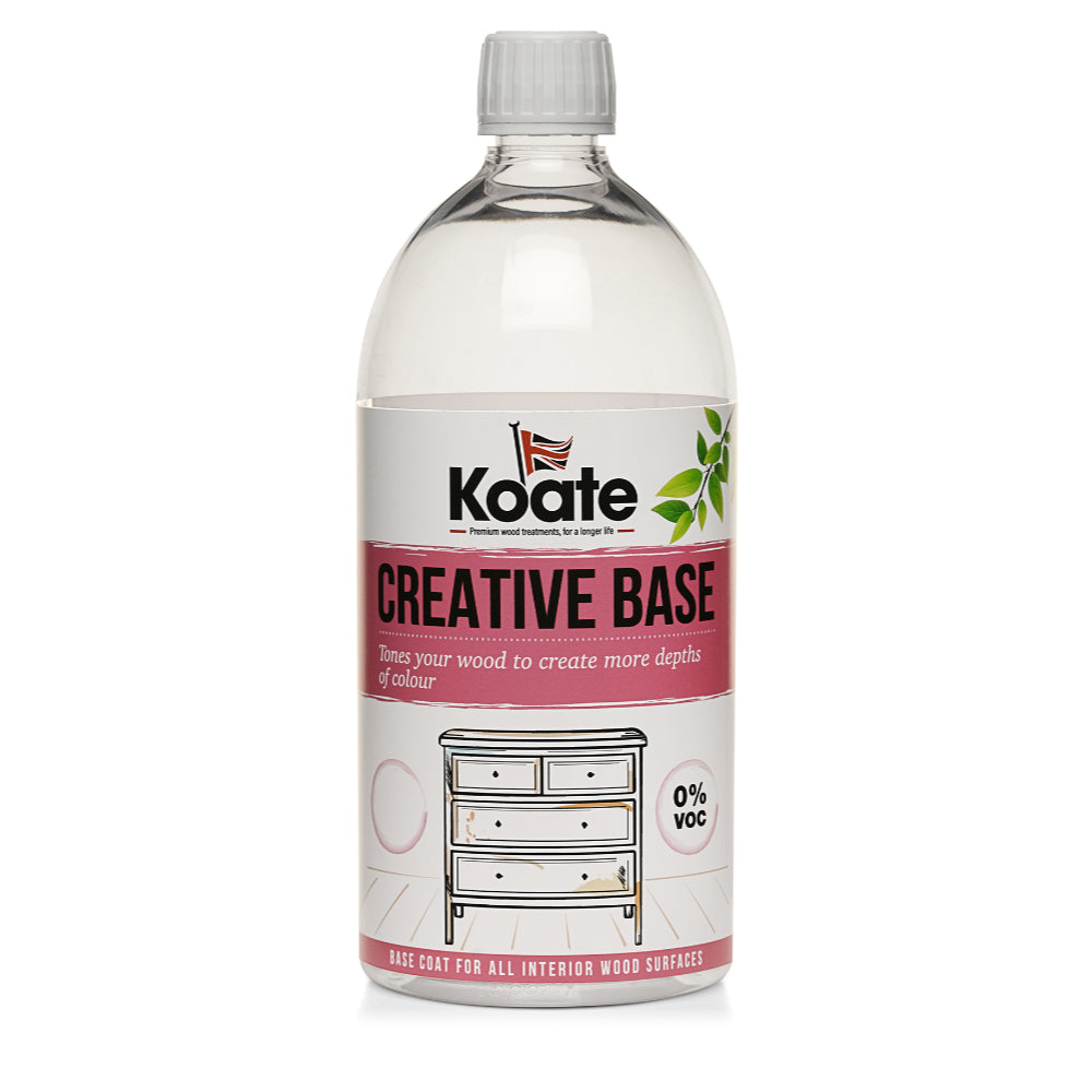 Creative Base - Non-Reactive base stain to create 100's more colours in conjunction with our One Coat Oil as top coat - 15 - 20m2 per litre