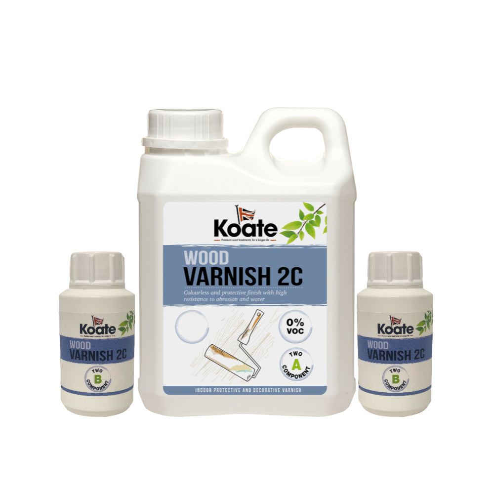 Wood Varnish 2C DUO - Part A + Part B - Commercial grade