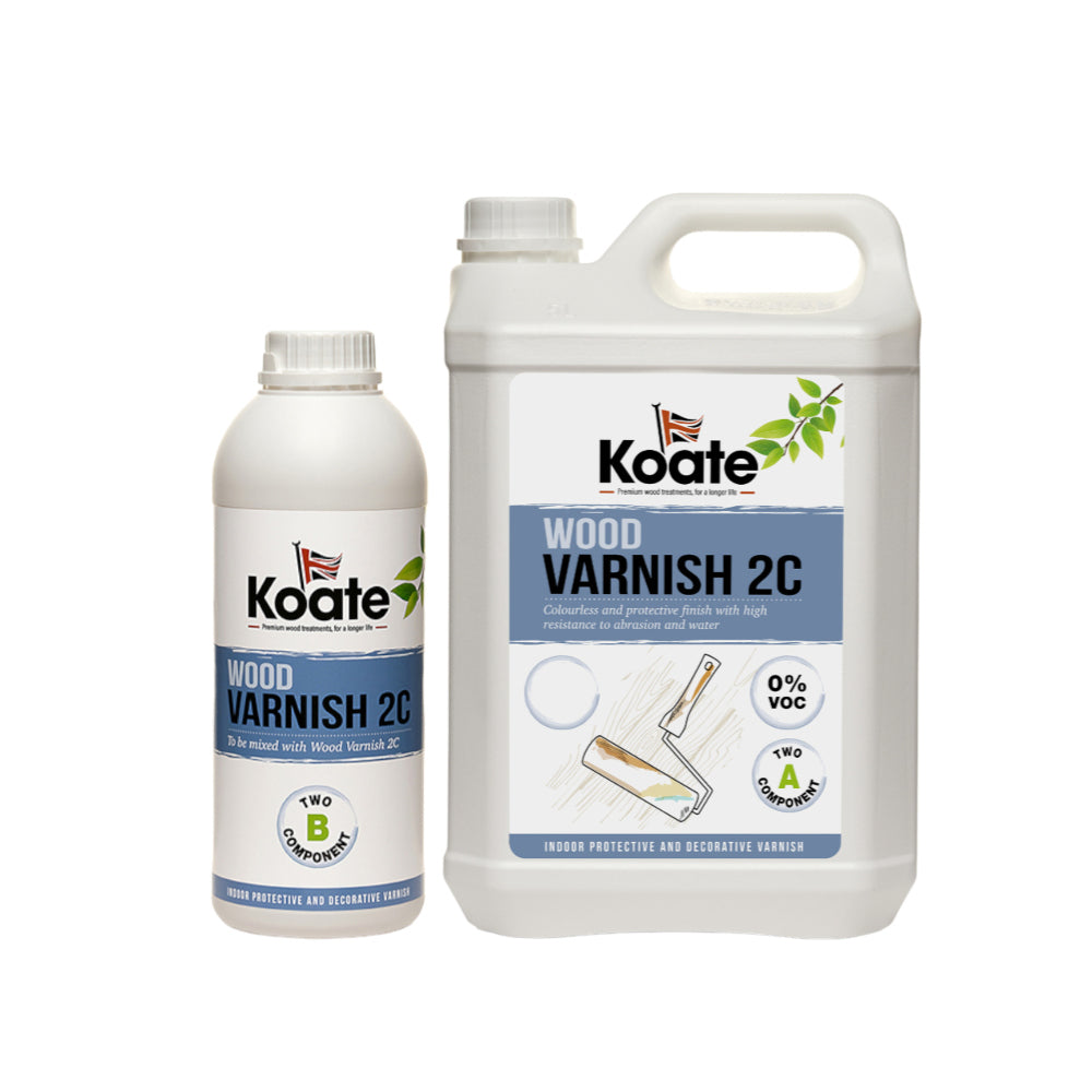 Wood Varnish 2C DUO - Part A + Part B - Commercial grade