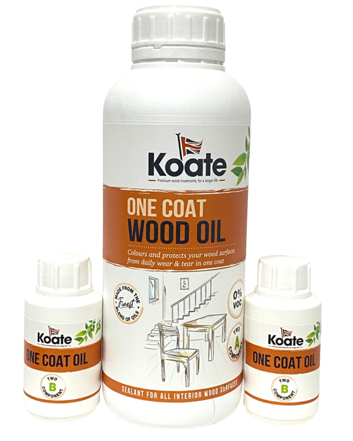 One Coat Wood Oil DUO - Part A (Oil) + Part B (Accelerator Dryer)