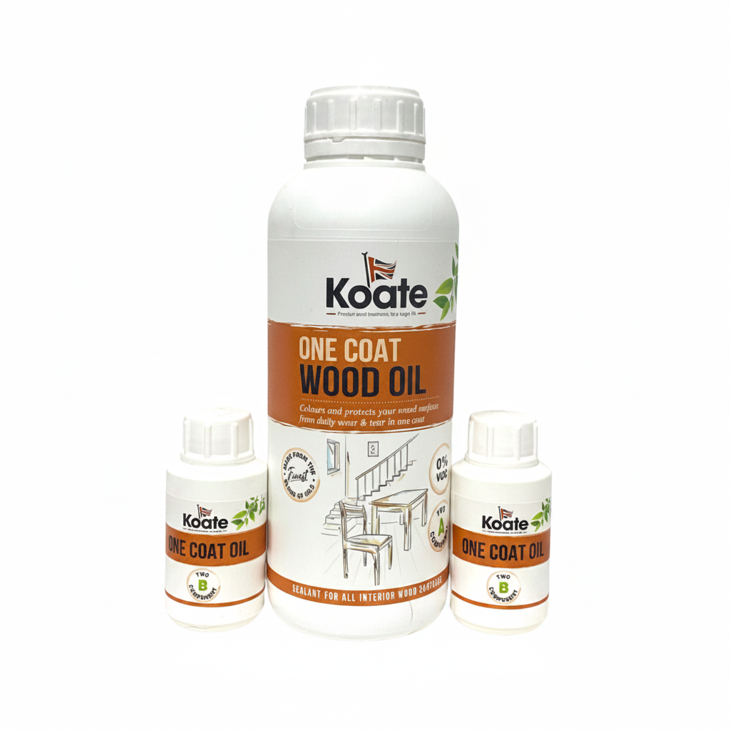 One Coat Wood Oil DUO - Part A (Oil) + Part B (Accelerator Dryer)