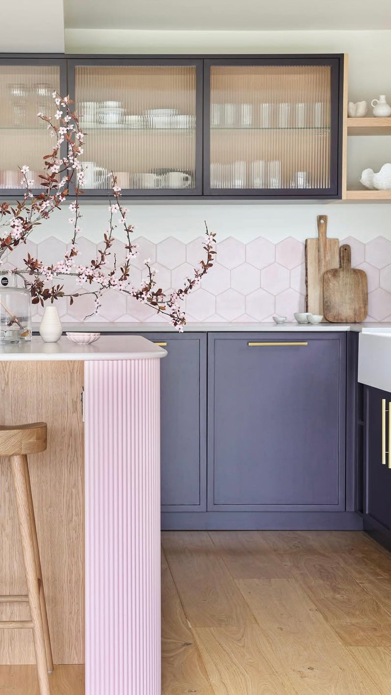 Kitchen & Dining Project – Soft Pastels | One Coat Wood Oil in Porcelain