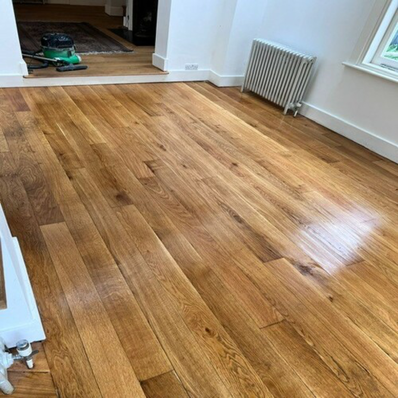 Oak Floor Cleaned and Re-Oiled