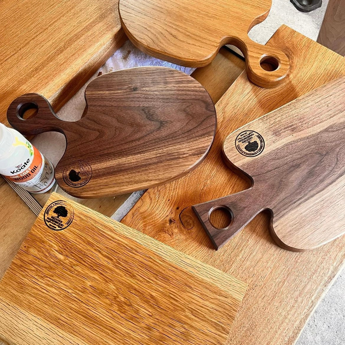 One Coat Wood Worktop Oil DUO - Part A (Oil) + Part B (Accelerator Dryer) - 40 - 50m2 per litre