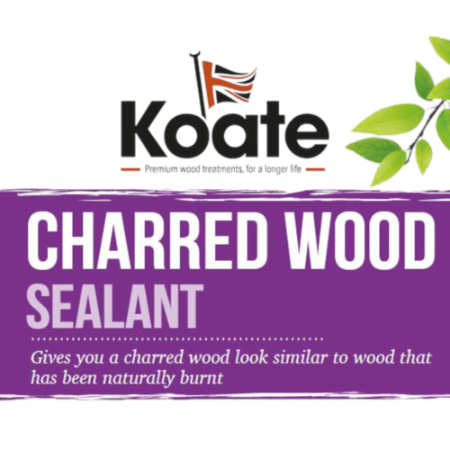 Charred Wood Sealer - To seal charred wood