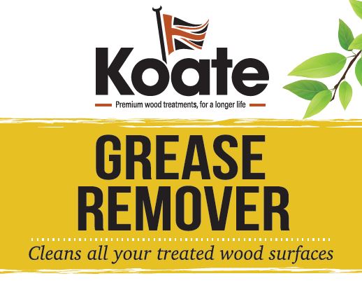 Grease Remover - To remove unwanted stains from wood