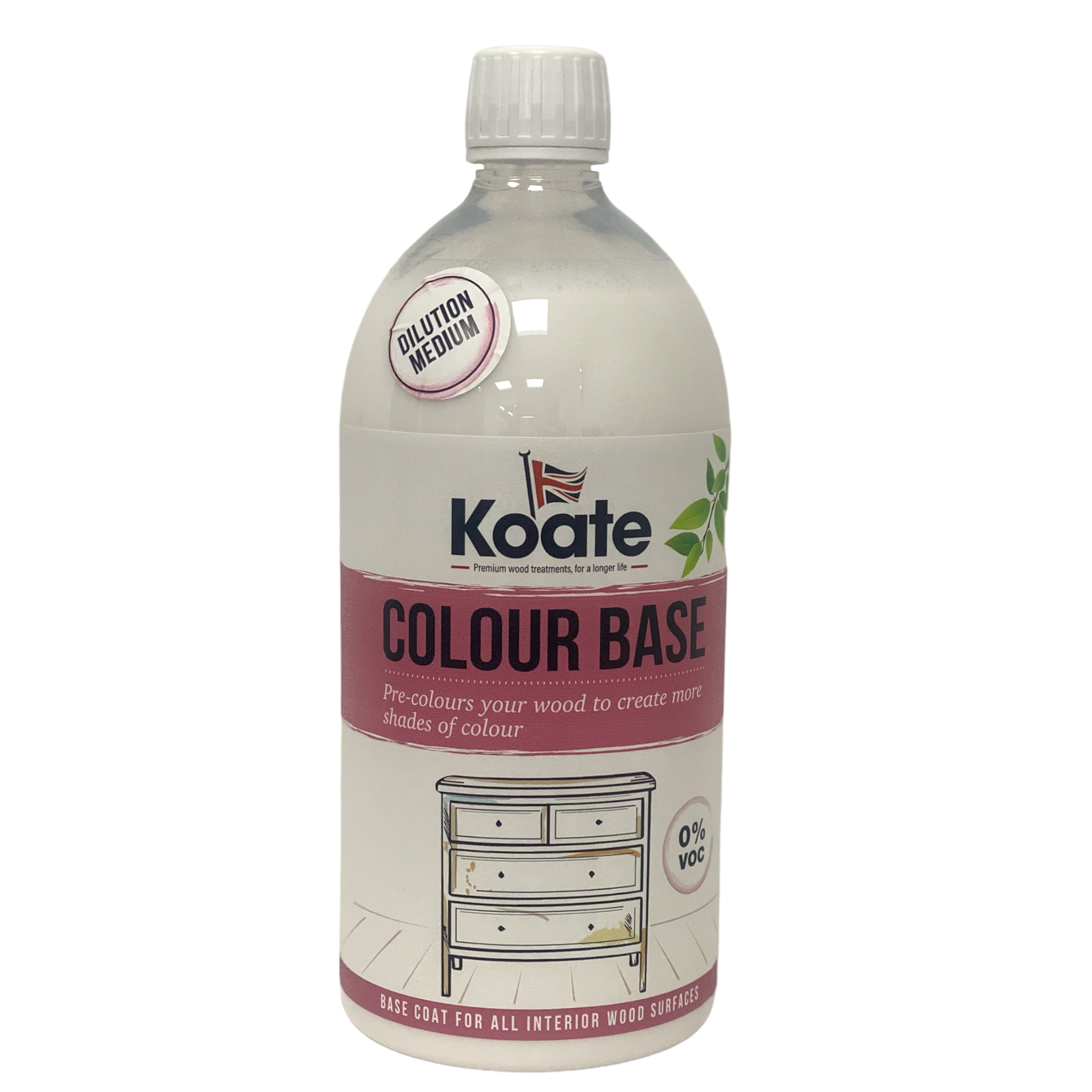Colour Base Diluter - Dilute the Colour Base range to create different shades of the product