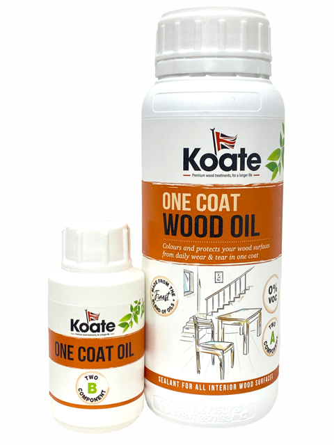 One Coat Wood Oil DUO - Part A (Oil) + Part B (Accelerator Dryer)